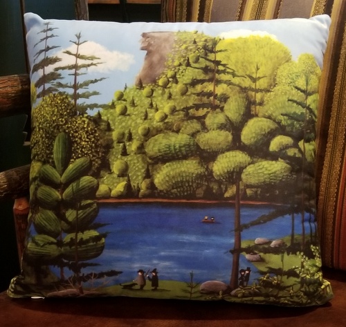 Old Man of the Mountain Pillow