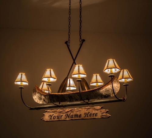 Birch Canoe Chandelier