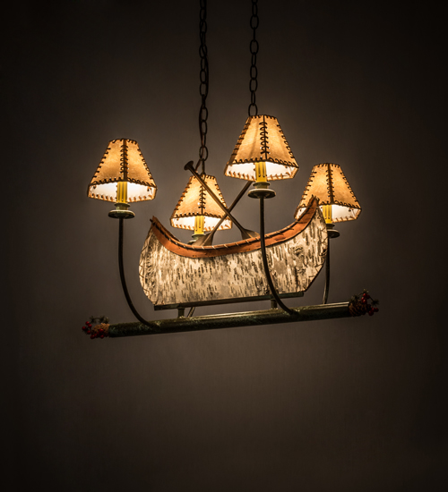 4 Light Canoe Chandelier