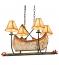 4 Light Canoe Chandelier 1