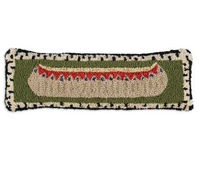 Birch Canoe Pillow 8 x 20