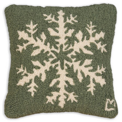 Hooked Wool Christmas Pillows