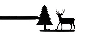 Deer Curtain Rod