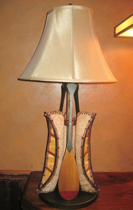 Birch Canoes Lamp