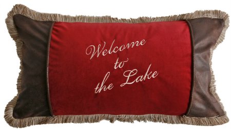 Welcome to the Lake Pillow