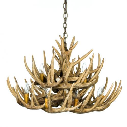 21 Antler Whitetail Chandelier