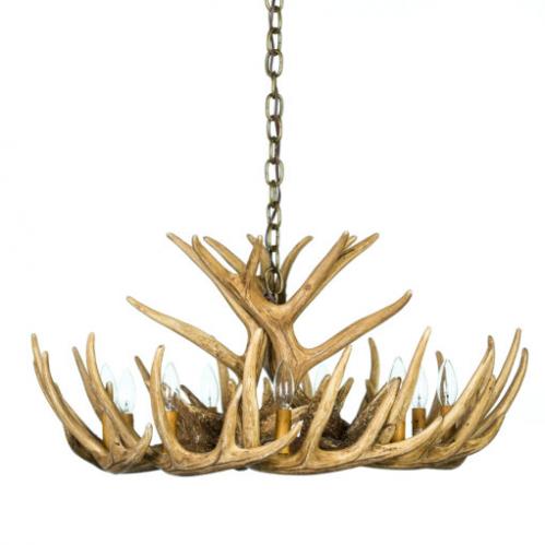 12 Antler Whitetail Deer Chandelier