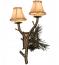 Pine Wood Wall Sconce 6