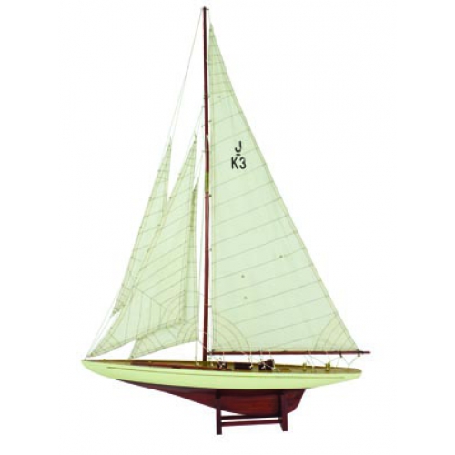 Shamrock Model Sailboat