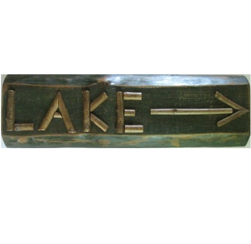 Twig Lake & Arrow sign