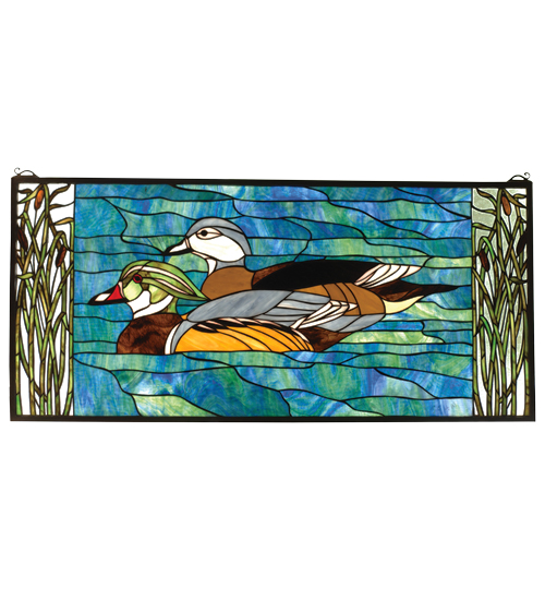 Meyda Stained Glass Ducks Window