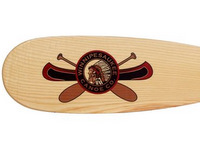 Beaver Tail Paddle with Large Winni Canoe Logo