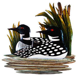 Loon Carving Wall Art