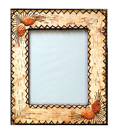 Birch Bark Picture Frame