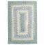 Baja Blue Cotton Braided Rug 1